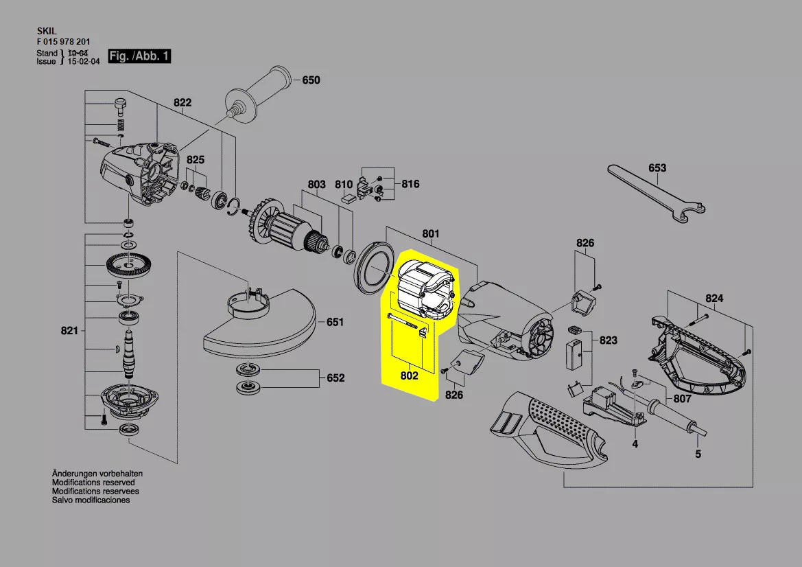 stator réf. 2610Z01053 Skil